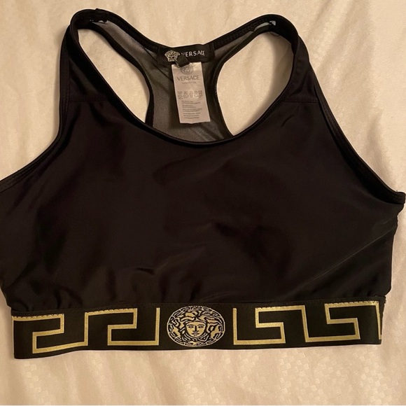 Womens Versace Greca Border sports bra size large - Picture 8 of 8